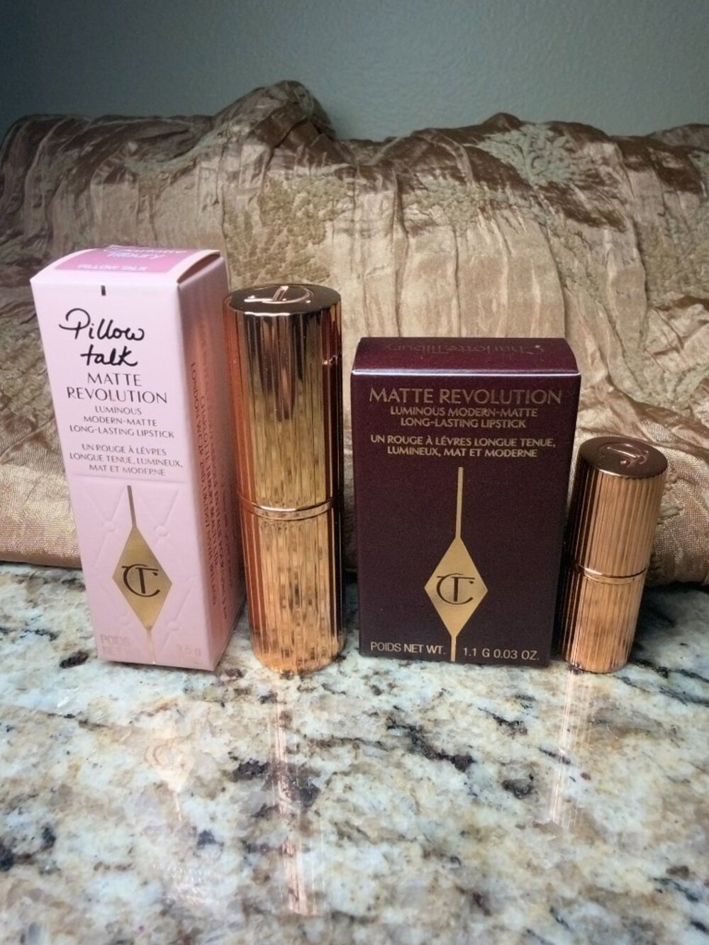NIB Charlotte Tilbury Matte Revolution Pillow Talk Lipstick Bundle